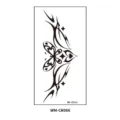Sexy succubus heart totem temporary tattoo sticker for lower abdomen waist chest body art. - 160*85mm / Heart Totem Dark Style (CR066)