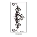 Sexy lower abdomen heart totem temporary tattoo sticker for women body art decoration style - 160*85mm / Heart Totem Line Style (CR068)
