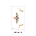 Autocollant de front traditionnel chinois style Dunhuang tatouage temporaire pour enfants Hanfu. - Bindi Dunhuang (WS433) / 105*60mm