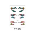 Autocollant de Tatouage de Cils Temporaire Style Chinois Lotus Nuage Maquillage des Yeux - Style 13 (YY-013) / 150x105mm