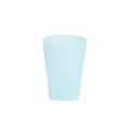 Bicchiere portaspazzolino minimalista azzurro, semplice tazza per sciacquo quotidiano. - Bianco