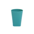 Bicchiere da bagno in plastica turchese semplice, tazza da bere minimalista per studenti - Blu