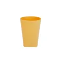 Tazza da bere in plastica semplice e minimalista per bagno spazzolino e colluttorio. - Arancione