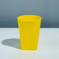 Yellow Plastic Tumbler Cup Simple Style Daily Drinking Water Cup Household Drinkware - Yellow Water Cup