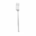 Stainless steel dinner fork, elegant modern cutlery table fork with ergonomic handle design. - Dinner Fork / Silver
