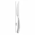 Stainless steel dinner knife with diamond textured handle, 232mm long steak knife tableware. - Silver Dinner Knife