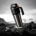 1000ml edelstahl isolierbecher mit griff für reisen große kapazität thermobecher trinkflasche - 1000 ml Cyber-Auto-Thermobecher mit Edelstahleinsatz (Night-Tech)