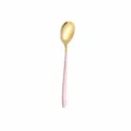 304 stainless steel Korean long handle spoon gold and pink tableware dinner spoon 208mm - 304 Stainless Steel Korean Style Spoon (Pink Gold)
