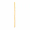 Paja recta de acero inoxidable dorada 12x215mm pajita de metal chapada en titanio variante option - Dorado