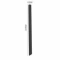 Pajita de metal negro acero inoxidable 304 12mm x 215mm variante de especificación único - Negro