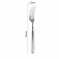 Edelstahl Westgabel mit römischem Säulengriff, elegantes Essbesteck für den Tisch. - Gabel Nr. 1