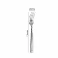 Edelstahl Essgabel mit Römischer Säule Griff, langlebiges Besteck Steakgabel für Küche. - Gabel Nr. 3