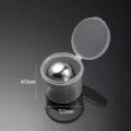 Stainless steel ice ball with clear plastic storage box, 40mm 50mm size whisky cooling stone. - Silver Ice Ball Single 38mm with Box