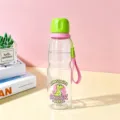 Tragbare Kunststoff-Sportwasserflasche 720ml, niedlicher Dino-Druck, apfelgrüner Becher. - 720ml Becher / Apfelgrün - 720 ml