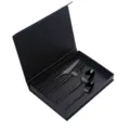 Black stainless steel flatware set four piece cutlery gift box for hotel and kitchen - 4-Piece Black Set with Box