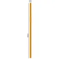 Goldener 304 Edelstahl Metall Trinkhalm Wiederverwendbar 8mm x 215mm Produktvariante - 8*215 mm gerades Trinkrohr (Gold)