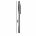 Cuchillo de mesa occidental de acero inoxidable cuchillo de bistec vajilla elegante - Cuchillo de Mesa / Negro