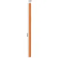 Oranger Edelstahl Strohhalm 10mm x 215mm Metall Trinkhalm Wiederverwendbar Umweltfreundlich - 10*215 mm gerades Rohr (Roségold)