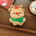 Cute Christmas plush cartoon elk doll pendant, soft toy accessory for bags and holiday decor. - Christmas Elk (Back Opening)