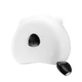 Schattige Beer Oproepbaar Meetlint Wit Draagbaar Lichaamsmeetlint voor Taille en Buste - Wit