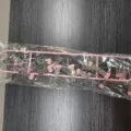Stainless steel sock drying rack with multiple clips, pink folding laundry hanger for underwear. - Oval 20-Clip / Pink