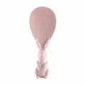 Cuillère à riz lapin en paille de blé rose nordique, design debout, jolie pelle à riz. - Rose