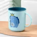 Leuke Blauwe Dinosaurus Tandenborstelbeker Kunststof Mondspoelbeker Cartoon Wasbeker - 401-500ml / Blauw
