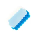 Siliconen honingraat 37-rooster ijsblokjesvorm met deksel, blauwe keuken toolset. - Blauw