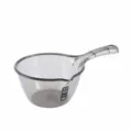 Mestolo d'acqua in plastica grigio trasparente per bagno doccia bebè 29x18x9cm - Grigio