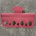 Roze kunststof winddichte kledingknijper variant, duurzame droogklem voor wasgoed. - Roze