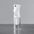 Continuous spray bottle 200ml fine mist hair styling plant watering transparent container - 200ml / Frosted White