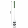 Balai de toilettes mural vert avec long manche en plastique et ventouse pratique. - Vert