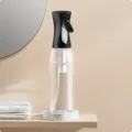 Kontinuierliche Sprühflasche 500ml für Haare und Pflanzen Gießen klar schwarz Sprüher - 500ml / Schwarz Transparent