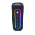 Tragbarer Bluetooth Lautsprecher Dunkelblau Kabelloser Sound RGB Licht Outdoor Subwoofer - Blau