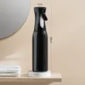 Kontinuierliche Friseursprühflasche 500ml schwarzer Wassersprüher für Hairstyling Gartenpflege - 500ml / Ganz Schwarz