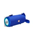 Haut-parleur Bluetooth portable etanche avec lumieres RGB et son de basses profondes. - Bleu