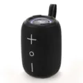 Enceinte Bluetooth portable avec lumiere LED etanche subwoofer sans fil pour exterieur - Noir