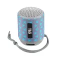 Altoparlante Bluetooth wireless portatile, mini subwoofer impermeabile da esterno con cordino. - Verde Melange