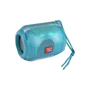 Mini haut-parleur bluetooth portable avec lumières LED colorées, caisson de basses sans fil - Vert