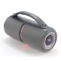 Tragbarer kabelloser Bluetooth-Lautsprecher mit Griff, Outdoor Mini-Subwoofer, satter Sound. - Grau