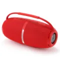 Tragbarer kabelloser Bluetooth Lautsprecher mit starkem Bass und Gurt für Outdoor-Aktivität - Großes Flaggschiff Rot