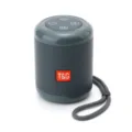 Tragbarer Mini Bluetooth Lautsprecher Kabelloser Outdoor Soundbox mit Trageband Bass - Grau
