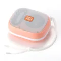 Tragbarer Bluetooth Lautsprecher Mini Kabellos Outdoor Box Macaron Rosa Kordel - Rosa
