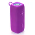 Tragbarer wasserdichter kabelloser Bluetooth-Lautsprecher mit RGB-Lichtern für Outdoor - Lila