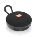 Tragbarer kabelloser Outdoor Bluetooth Lautsprecher mit Trageschlaufe und starkem Bass. - Schwarz