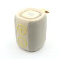 Tragbarer Mini Bluetooth Lautsprecher kabelloser Outdoor Stereo Sound Tiefbass Box wasserdicht - Hellgrau