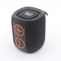 Tragbarer Mini-Bluetooth-Lautsprecher mit TWS, starkem Bass und praktischem Tragegurt. - Schwarz