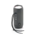 Tragbarer kabelloser Bluetooth Lautsprecher Stoff wasserdichter Outdoor Subwoofer Musikbox - Silbergrau