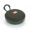 Tragbarer kabelloser Bluetooth-Lautsprecher mit Haken, dunkelgrüne Outdoor-Mini-Box. - Armeegrün