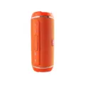 Tragbarer wasserdichter Outdoor Bluetooth Lautsprecher mit starkem Bass im Zylinderdesign. - Orange